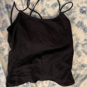 black tank top
